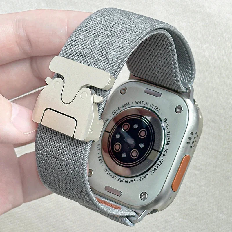 Parachute Straps For Apple Watch ultra 2 Band 49mm 45mm 46mm 44mm 42mm 40mm 41mm correa Bracelet IWatch Series 10 9 8 7 6 3 SE