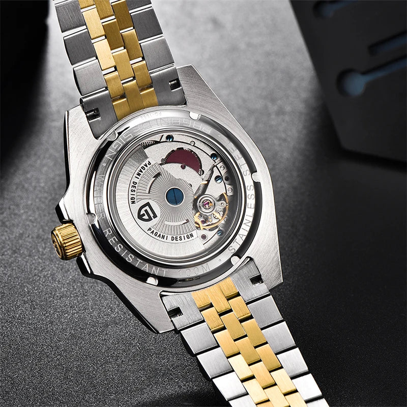PAGANI DESIGN V3 Version GMT Watches Men's Luxury Sapphire Automatic Mechanical Watch 40MM Stainless Steel Waterproof Watch