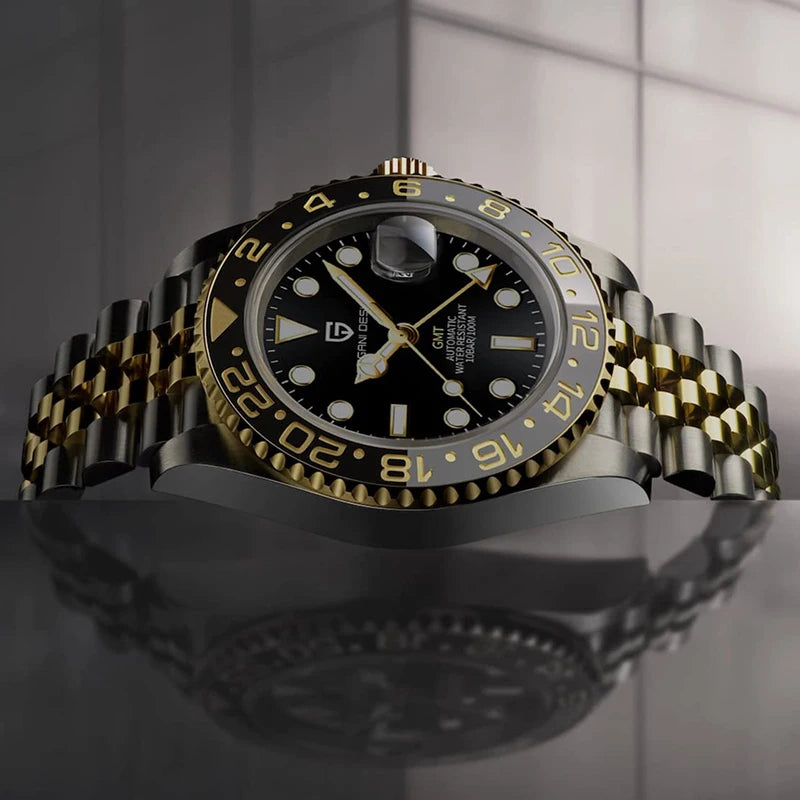 PAGANI DESIGN V3 Version GMT Watches Men's Luxury Sapphire Automatic Mechanical Watch 40MM Stainless Steel Waterproof Watch