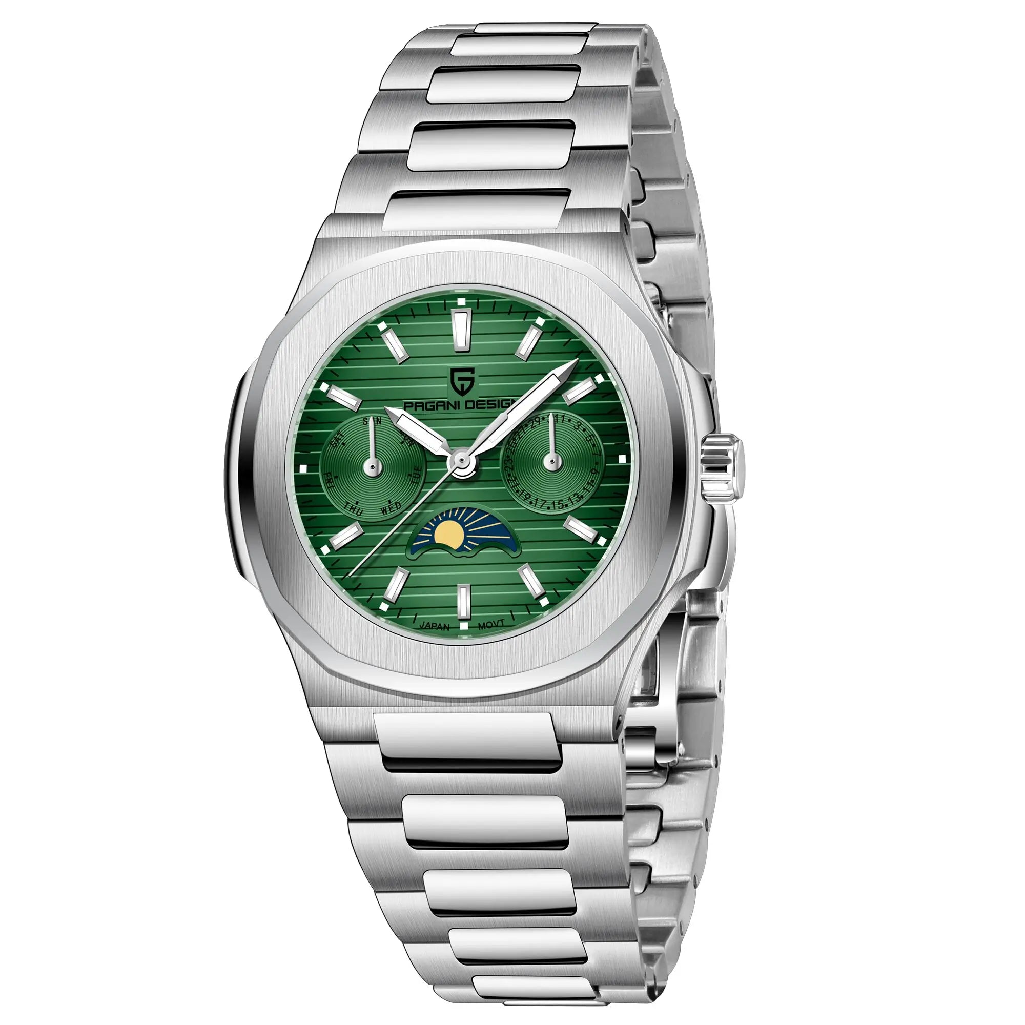 PAGANI DESIGN  Women's Watches Luxury Quartz Watch For Women Multifunctional Chronograph Moon Phase Automatic Date Ladies Watch