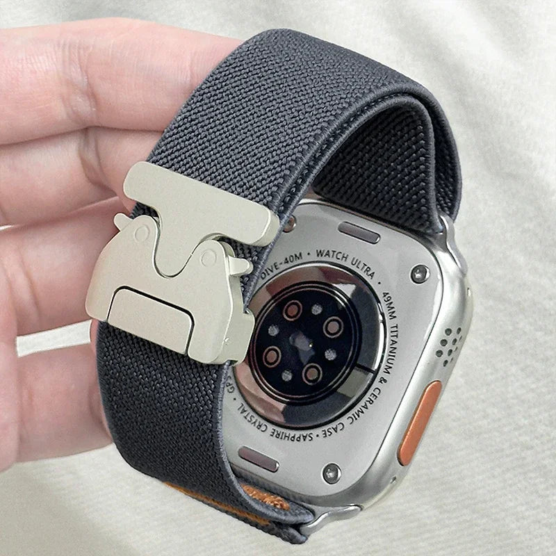 Parachute Straps For Apple Watch ultra 2 Band 49mm 45mm 46mm 44mm 42mm 40mm 41mm correa Bracelet IWatch Series 10 9 8 7 6 3 SE