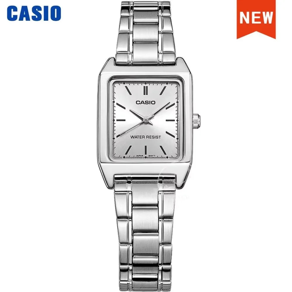 Casio watch for women top brand luxury set 30m Waterproof Quartz ladies watch Tonneau shape Stainless Ste reloj mujer LTP-V007D-