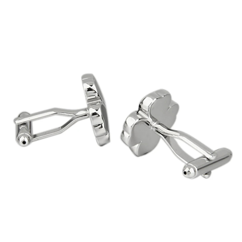 4 Styles TZG 4-Leaf Clover Cufflink Mens Cuff Link 1 Pair Shipping