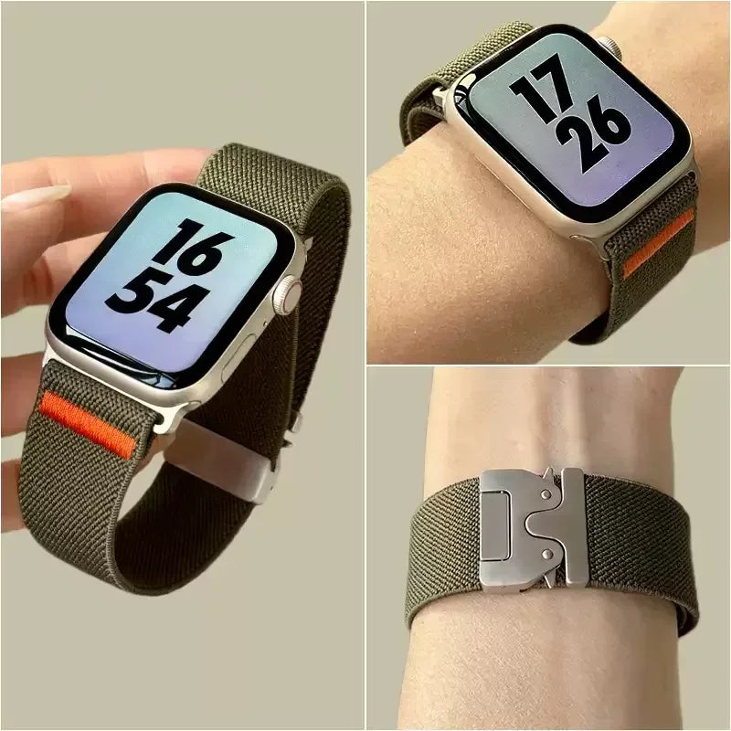 Parachute Straps For Apple Watch ultra 2 Band 49mm 45mm 46mm 44mm 42mm 40mm 41mm correa Bracelet IWatch Series 10 9 8 7 6 3 SE