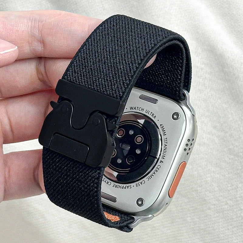 Parachute Straps For Apple Watch ultra 2 Band 49mm 45mm 46mm 44mm 42mm 40mm 41mm correa Bracelet IWatch Series 10 9 8 7 6 3 SE