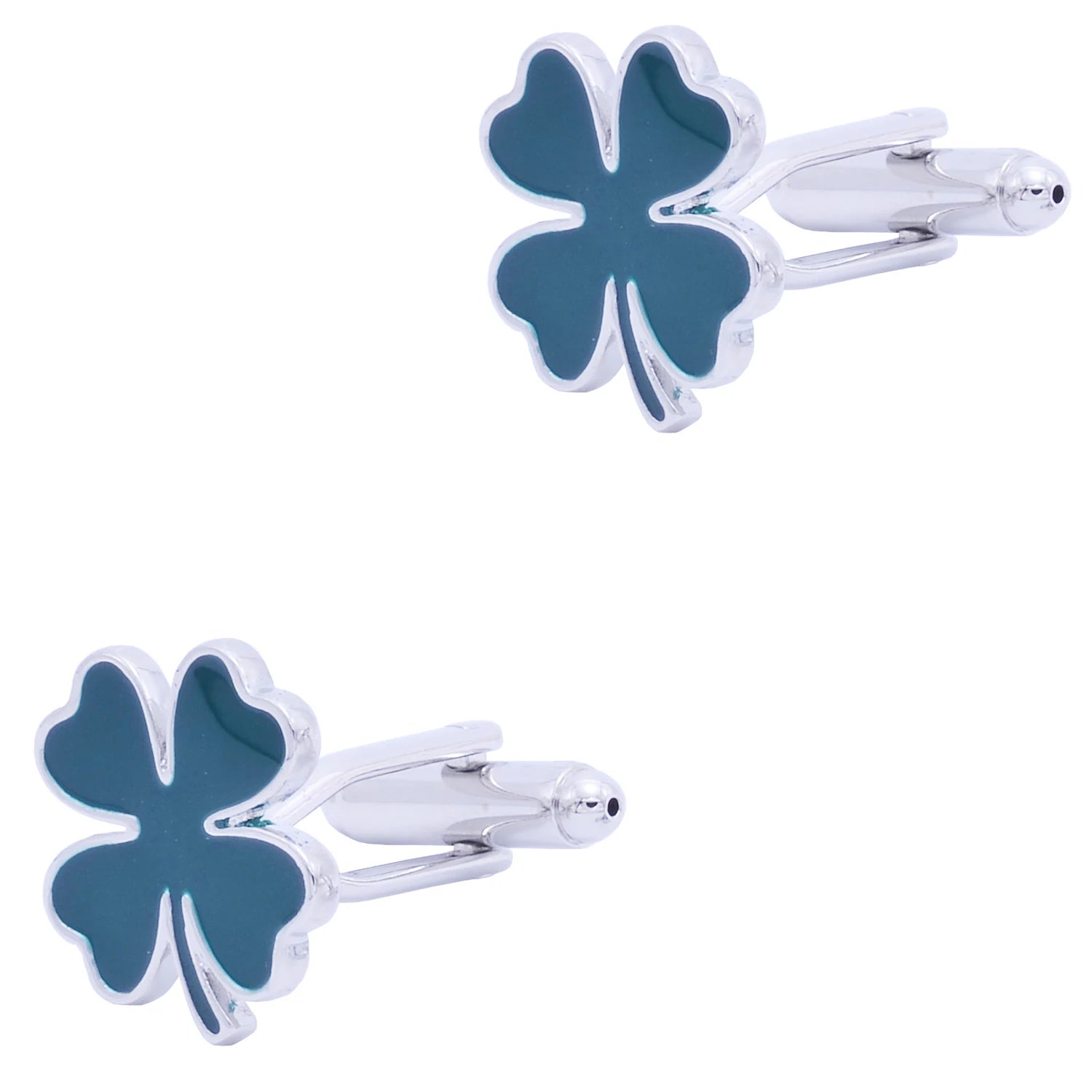 4 Styles TZG 4-Leaf Clover Cufflink Mens Cuff Link 1 Pair Shipping