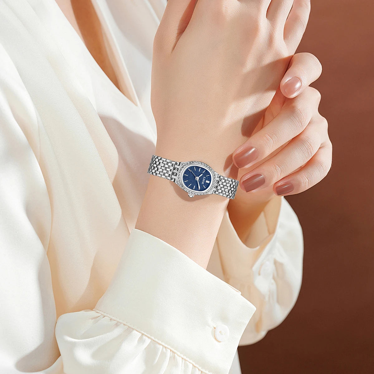 LIGE Fashion Elegant Quartz Woman Watch Classic Luxury Simple Dial Waterproof Ladies Bracelet Women's Wristwatch Clock Gift New